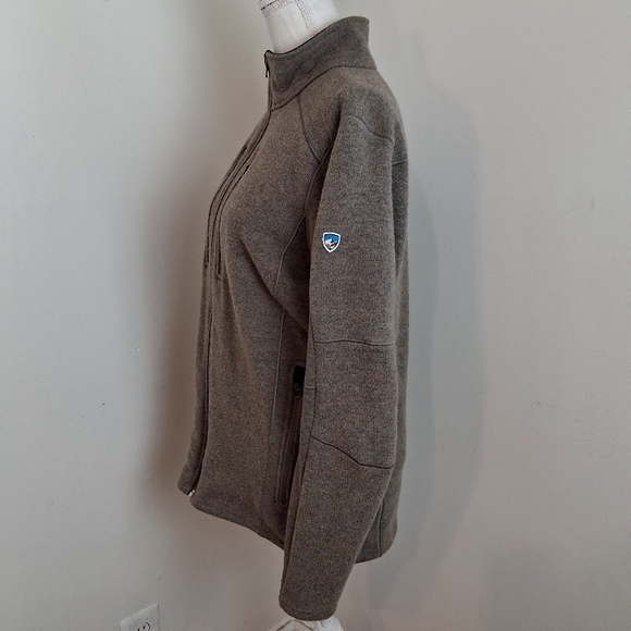 Kuhl Interceptr Fleece Jacket In Oatmeal  Size Medium - Picture 12 of 14